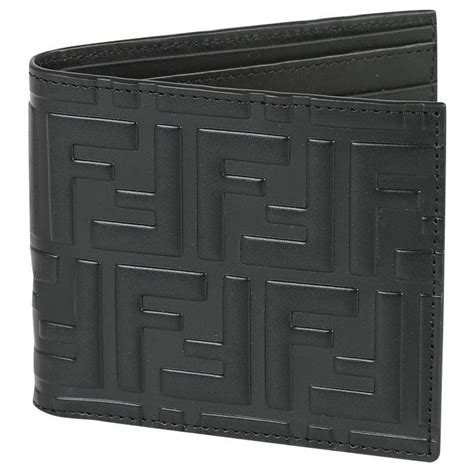 mens wallets fendi|fendi men's long wallet.